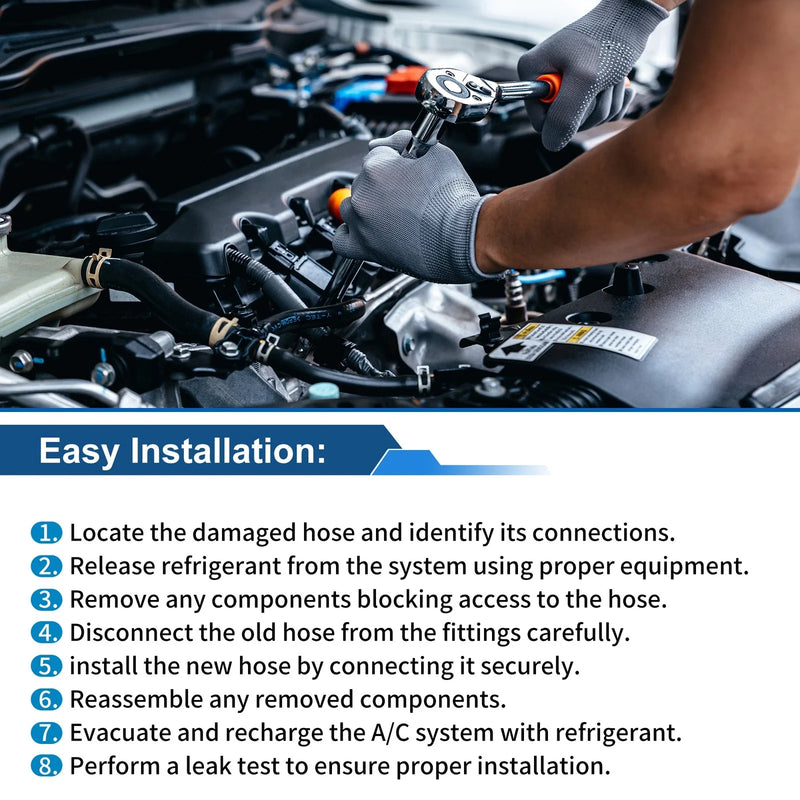 Honda Fit A/C Refrigerant Liquid Hose (2015-2018)