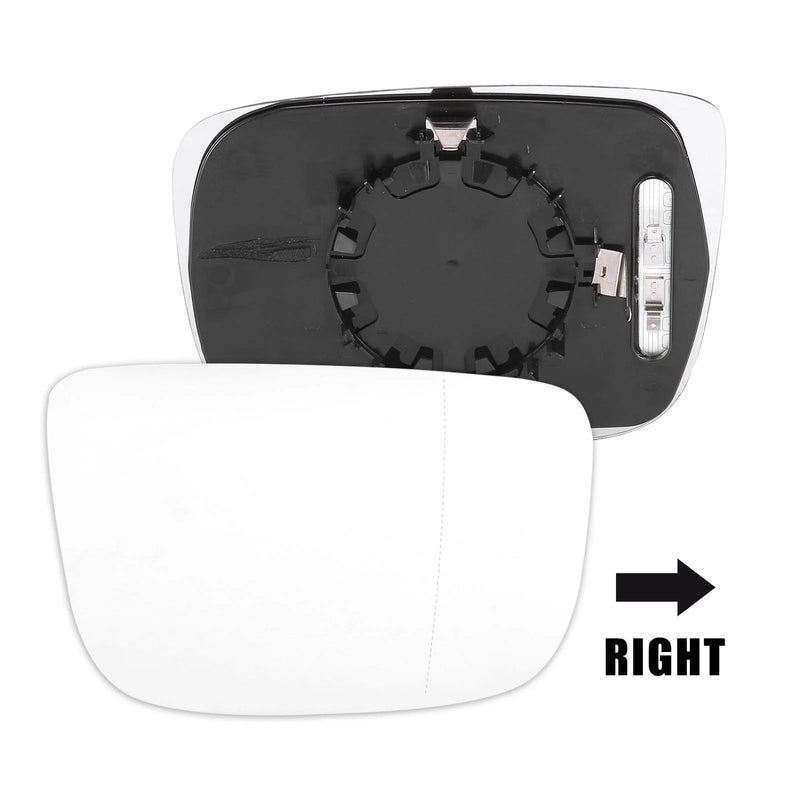 Volvo XC60 Heated Right Passenger Side Mirror Glass w/ Plate (2010-2016)