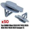 Mini Cooper ROADSTER 2 x Fender Wheel Trim Arch Clips (2007–2015)