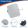 BMW 525i 528i Silver Tone Tow Hook Cover