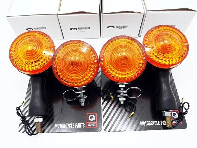 YAMAHA XT250 Front Rear Turn Signal Indicator Blinker Set (1980-1983)