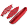Dodge Charger SRT Hellcat Red ABS Center Hood Bezel Grille (2015-2020)