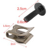 Motorcycle 10 x CNC Moto M6 Body Fairing Bolts Fastener Clips