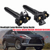 Lexus RX350 RX350L RX450H 2 x Headlight Washer Spray Nozzle (2019–2022)