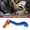 Kayo T2 Folding Gear Shifter Lever Blue Orange Silver Tone 1 Pc