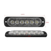 Off-road Vehicle DC 12V-24V 6LED White Work Light Bar