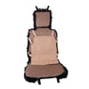 Universal Car - Black Soft Plush Front Seat Cover