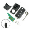 Car Car Key 3 Buttons 434MHz ABS Black Battery Remote Key