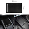 Tesla Model X Carbon Fiber Center Console Cup Holder Box Trim Sticker fit