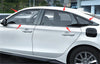 Honda Civic Sedan Window Side Molding Frame Cover Trim (2022-2023)
