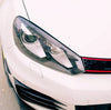 VW Golf 6 GTI MK6 2 x Carbon Fiber Headlight Eyelid Trim (2008-2013)