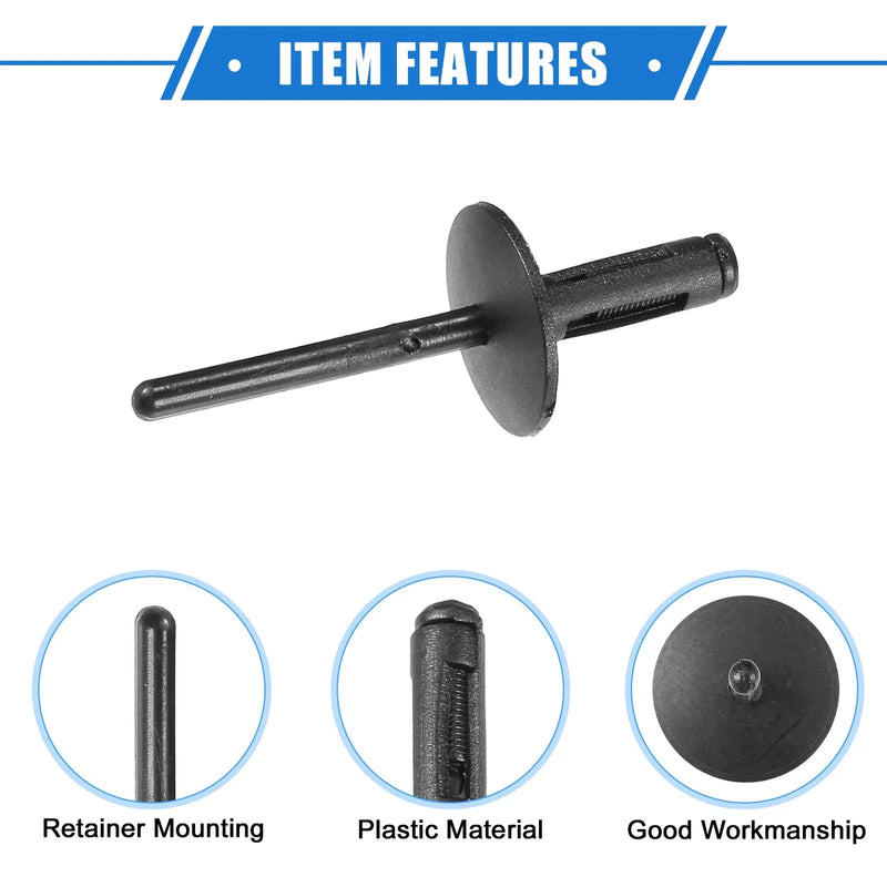 BMW X6 50 Pcs Fender Liner Rivets (2008-2019)