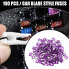 Car Short Circuit Protection 100 Pcs Mini 3AMP APM/ATM Blade Fuses