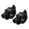 25MM M8 Black Motorcycle Handlebar Mirror Mount Holder Clamp