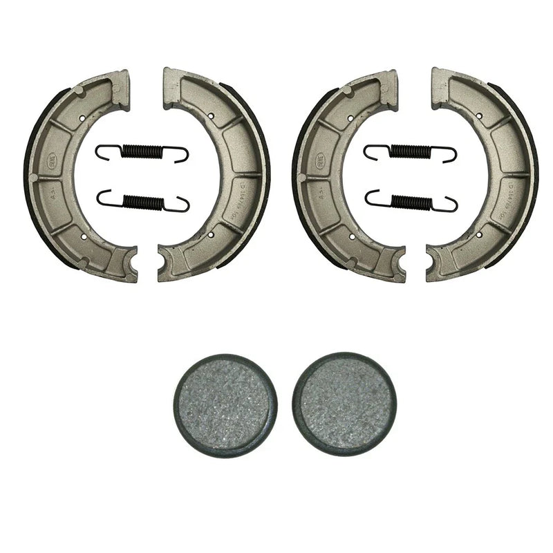 Yamaha Moto-4 250 2 x Front Brake Shoes & Rear Brake Pads (1989–1991)