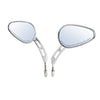 Harley Street Glide Sportster Dyna Softail 8mm Chrome Rear-View Mirrors