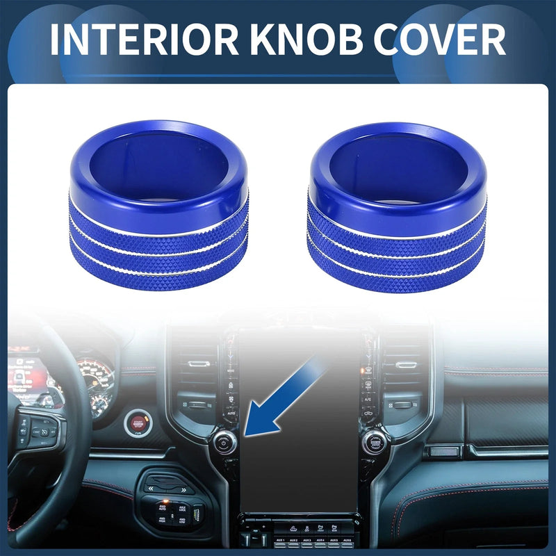 Dodge Ram (19-21) Blue  Covers Knob Cover