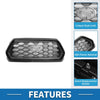 Toyota Tacoma (2021-2023) Black Deep Gray Hood Bumper Grille