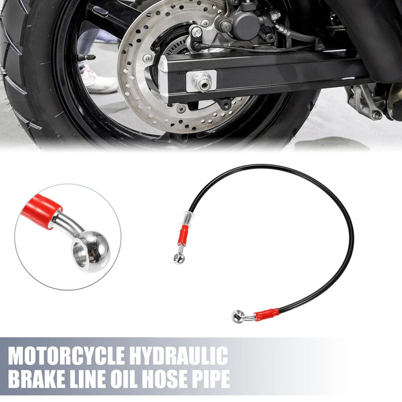 Motorcycle Brake Line 70cm 27.56in 10mm Oil Hose Pipe