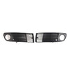 Audi A6 C5 Front Bumper Fog Light Grille Covers (1997-2001)