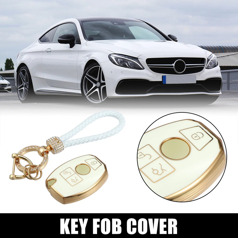 Mercedes Benz C E M S CLS CLK GLK GLC Remote Key Fob Case (2010-2023)
