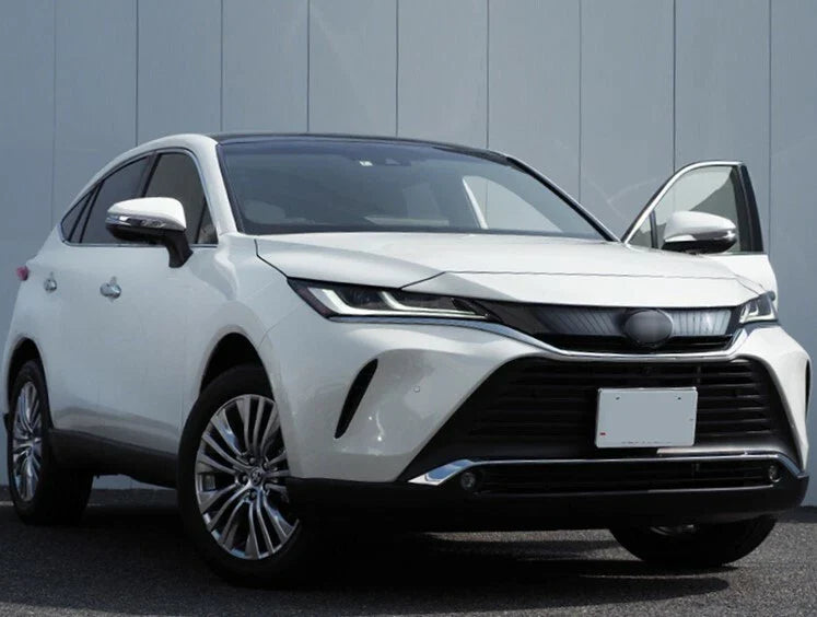 Toyota Harrier Venza Steel Rearview Mirror Side Cover Trim Strips (2020-2024)
