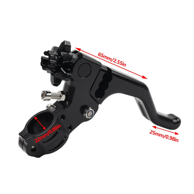 Universal Motorcycle - Performance Cable Pull, Blue Stunt Clutch Lever 7/8"