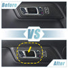 Ford Mustang Carbon Fiber Inner Door Handle Bowl Covers (2015-2020)