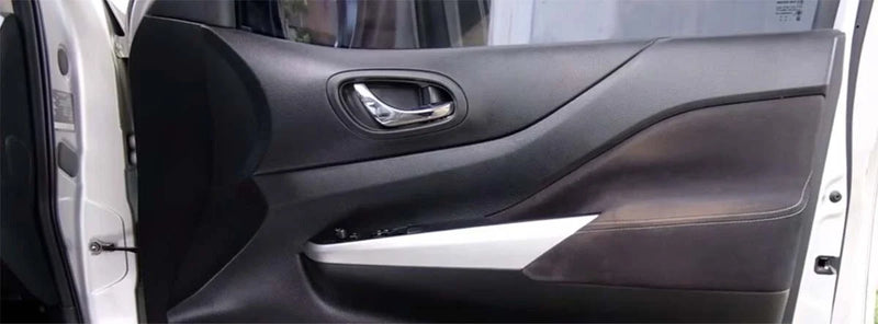 Nissan Navara NP300 D23 2 x Inner Door Handles Black Chrome (2015-2023)