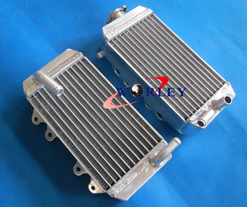 Honda CRF150R Aluminum Radiator + Black Silicone Hoses (2007-2024)