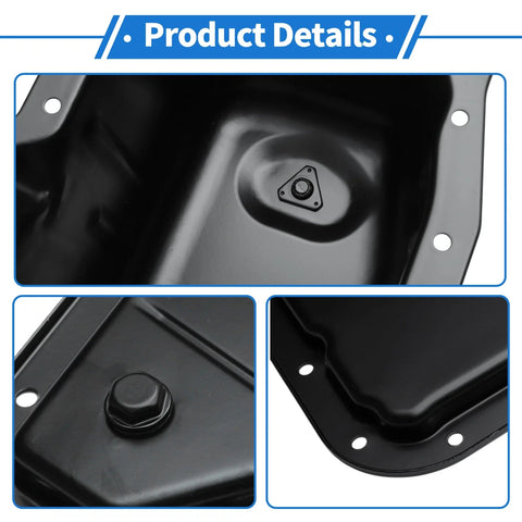 Chevrolet Impala 2000-2005 Steel Black 1 x Pc Engine Oil Pan