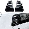 VW Golf 7 (2013-2019) Gloss Black 2 x Rear Window Louver Covers