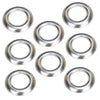 Truck Trailer LED Marker Light Covers 50Pcs 3/4" Chrome Bezels