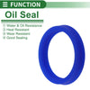 Oil Seal Rotary Shaft Seal TPU 40x48x8mm High Pressure Blue 5 Pcs