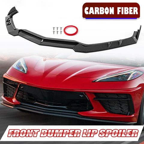 Corvette C8 Z51 2020-2023 Carbon Fiber Front Bumper Lip Splitter Diffuser