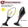 Suzuki GSX-R600 GSX-R750 Set of Motorcycle Rear View Mirrors (03-17)