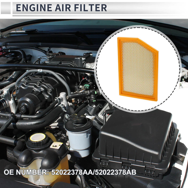 Jeep Cherokee (2014-2018) - 1 x Replacement Part Engine Air Filter