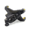 Motorcycle Handlebar Cell Phone Mount Holder Stand / Yellow Adjustable /