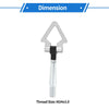 Mitsubishi Lancer EX Folding Tow Hooks (2000-2006)