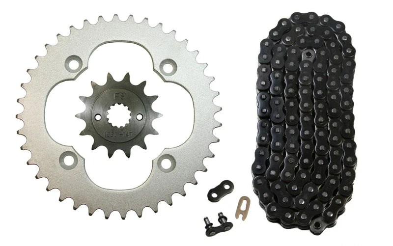 Suzuki LT-Z400 Quadsport Black 520x96 Chain & 14/40 Sprockets (2009–2014)