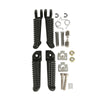 Yamaha YZF R1 R6 (1998-2025) Black Driver Passenger Footpegs (2003-2020)