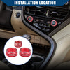 AC and Rear View Mirror Switch Knob Cover / 1 Set / Toyota Camry