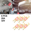 Car Truck Motorcycle Boat Audio 6 x 20A AFS Mini ANL Fuses
