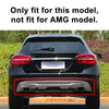 Benz GLA X156 Dual Muffler Tip Cover Trim (2015-2018)