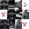 Mazda 3 Sedan Hatchback Black Steering Wheel Shift Paddle (2014-2023)