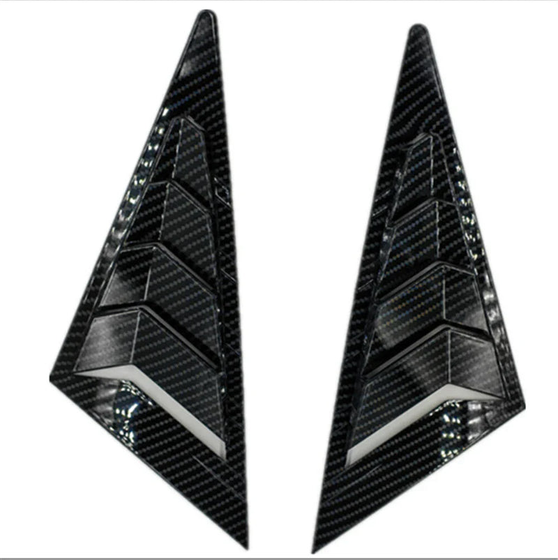 Honda Civic Carbon Fiber Side Window Louver Shutter Covers (2006-2011)
