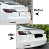 Tesla Model 3 Matte Carbon Fiber Rear Trunk Spoiler Wing (2017-2023)