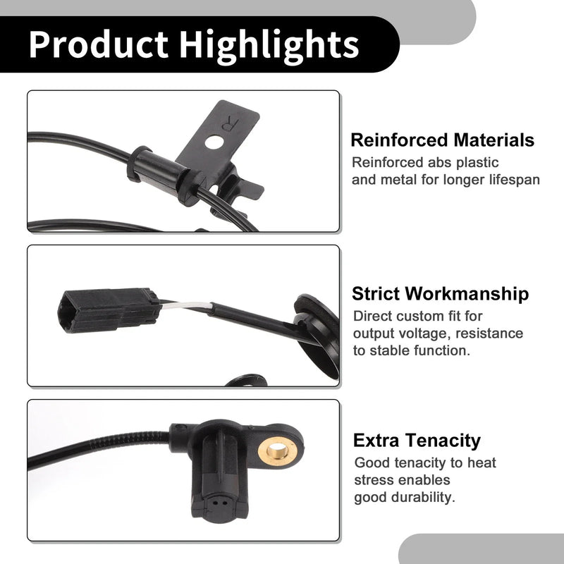 Ford Escape 2001-2004 ABS Wheel Speed Sensor (2 x Rear Right)