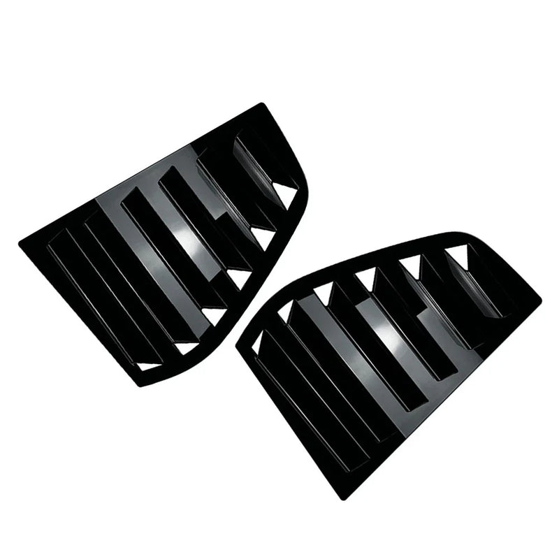VW Golf MK5 Gloss Black Rear Window Louver Cover Trim (2004-2008)