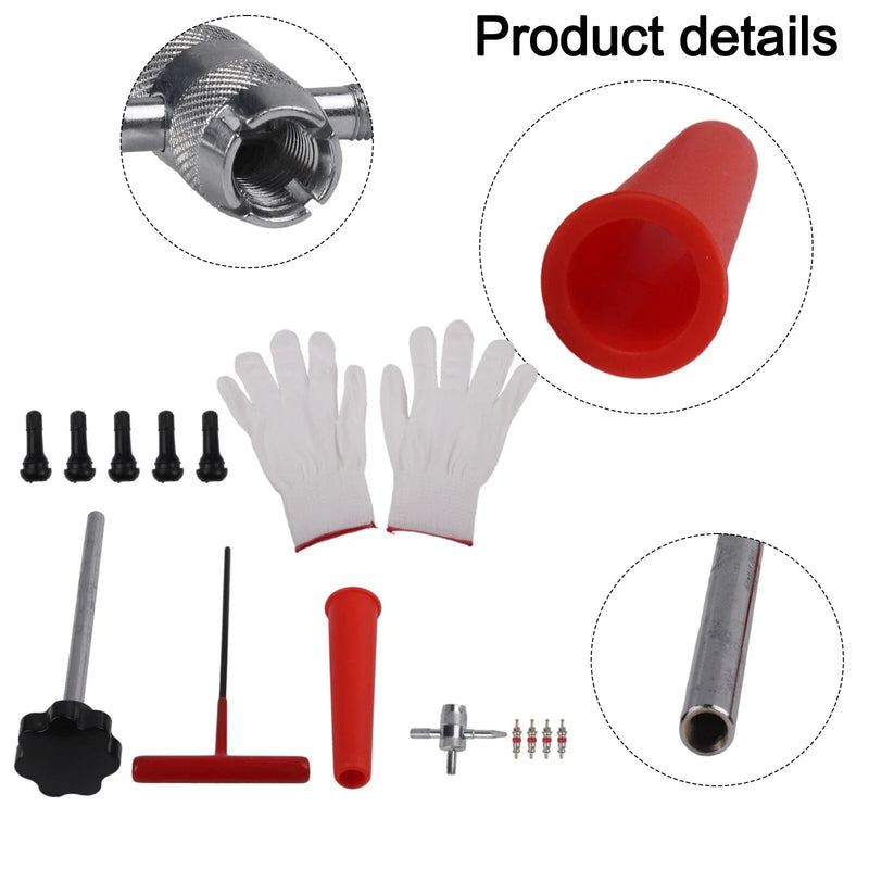 Cars ATVs 13pcs Tire Valve Tool Kit